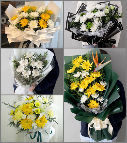 四川绵阳盐亭县云溪镇白事花束代送